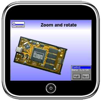 Segger Microcontrollers simulator running on the PC Segger Microcontrollers simulator